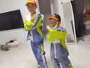 G.DUCKKIDS兒童裝男童套裝春秋款2025新款中大童運動(dòng)服男孩春裝外套三件套潮 綠色 外套+褲子 160 cm 曬單實(shí)拍圖