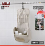 無(wú)印良品（MUJI） 聚酯纖維 可吊掛式洗臉用具盒 化妝包旅行便攜洗漱包 米色 寬16*長(zhǎng)19*厚度6cm 曬單實(shí)拍圖