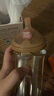 奶爸爸（Nicepapa）PPSU翻蓋奶瓶240ML奶瓶寬口徑寶寶吸管奶瓶一字水嘴（12個(gè)月+） 曬單實(shí)拍圖