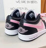 耐克（NIKE）球鞋定制AirJordan1AJ1蒸汽木偶霧野櫻花低幫女子籃球鞋 AJ1霧野櫻花 定制款不支持退換  35.5 全新 假一賠三 曬單實(shí)拍圖