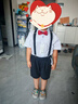 衣諾坊兒童演出服六一表演服飾幼兒園背帶褲套裝畢業(yè)照主持禮服 曬單實拍圖