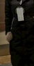 千仞崗冬季鵝絨羽絨服女士長款連帽大毛領外套百搭休閑時尚保暖防寒服 魔力黑 S (160) 曬單實拍圖