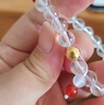 中國黃金（CHINA GOLD）黃財神鴻運招財時(shí)尚手鏈女白水晶足金手串紀念日生日禮物送女朋友 三通葫蘆白水晶手串【計價(jià)/定制產(chǎn)品】 曬單實(shí)拍圖