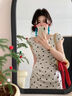 爾山集法式氣質(zhì)白色波點(diǎn)連衣裙子女裝夏季2025新款立體花朵收腰包臀長裙 法式氣質(zhì)波點(diǎn)連衣裙 M （100-109斤） 曬單實(shí)拍圖
