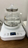 FUNORK全自動上水電熱燒水壺玻璃燒水器茶臺專用一體茶桌茶幾保溫泡茶具抽水電茶爐 RY-D1白色1L 曬單實拍圖