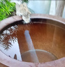 君閔景德鎮(zhèn)大口徑陶瓷魚缸家用老式古法魚缸室外水缸庭院門海荷花盆缸 圓口古銅色 82x62x53cm直徑82高62底直徑53 曬單實拍圖