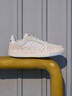 adidas ENTRAP美式校園風(fēng)低幫運動板鞋少年感復(fù)古籃球鞋阿迪達斯 米白色/灰色   38.5 曬單實拍圖