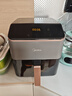 美的（Midea）AI烹飪空氣炸鍋 透明可視不用翻面 大容量智能觸控 空氣炸鍋烤箱一體機三合一5.3L KZC539J5 曬單實拍圖