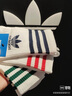 adidas百搭基礎(chǔ)款襪子男女阿迪達斯官方三葉草 白色 S 曬單實拍圖