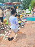 鴻星爾克（ERKE）泳衣女分體三件套海邊游泳潛水度假寬松大碼遮肉顯瘦泳裝溫泉 曬單實(shí)拍圖