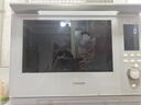 東芝（TOSHIBA）白珍珠水波爐輕奢款 微蒸烤炸一體機 家用臺式變頻微波爐 電烤箱白色30L ER-YD5000CNW 東芝水波爐YD5000 曬單實(shí)拍圖
