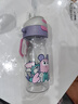 babycare兒童水杯二合一戶外運動水杯吸管杯直飲幼兒園水壺上學專用 【Tritan-可背可拎】維卡紫 600ml 曬單實拍圖