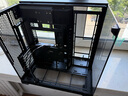 LIANLI聯(lián)力包豪斯O11 Vision Compact 海景房機(jī)箱全景無立柱MATX游戲臺式電腦臺式機(jī)主機(jī)箱 三面玻璃360水冷 包豪斯黑色機(jī)箱+圖靈智顯8.8機(jī)箱副屏 O11 Vision co 曬單實(shí)拍圖