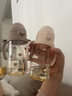 UBMOM吸管杯嬰兒寶寶學(xué)飲杯兒童喝水杯直飲杯牛奶杯ppsu吸管奶瓶1-3歲 彈蓋式咖色可可狗-專(zhuān)利防噴 280ml 曬單實(shí)拍圖