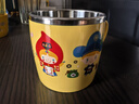 樂扣樂扣（LOCK&LOCK）兒童餐具進口不銹鋼小學(xué)生牛奶杯卡通杯子帶手柄水杯250ml 曬單實拍圖