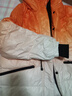 千仞崗秋冬季羽絨服女中長(cháng)款連帽外套百搭休閑漸變色韓版冬裝保暖防寒服 漸變橙 S (160) 曬單實(shí)拍圖