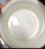 華青格味碟高白瓷釉下彩浮雕素雅花瓣調(diào)味碟4.2英寸6只裝蘸料碟吐骨碟 曬單實(shí)拍圖