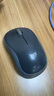 羅技（Logitech）M185鼠標 無線鼠標 辦公鼠標 對稱鼠標 黑色灰邊 帶無線2.4G接收器 曬單實拍圖