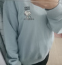 森馬（Semir）史努比系列衛(wèi)衣女卡通落肩寬松衣服個(gè)性秋設(shè)計(jì)感圖案101524116009 曬單實(shí)拍圖
