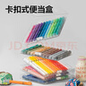 得力（deli）24色直液式丙烯馬克筆軟頭可水洗不透色學(xué)生熒光涂鴉禮物層疊盒生日禮物學(xué)生開學(xué)禮物 曬單實拍圖