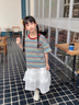 WVD女童裙子感夏韓式風(fēng)套裝2025新款炸街女孩大童夏季洋氣半身裙 套裝T恤+半身裙 套裝T恤+半身裙 120 CM 曬單實(shí)拍圖