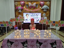 全品屋 三麗鷗主題電視投屏生日場(chǎng)景布置裝飾庫洛米女孩周歲派對氣球 三麗鷗主題粉紫色系投屏套餐 曬單實(shí)拍圖