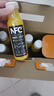 農(nóng)夫山泉 100%純果汁NFC果汁300ml*12瓶繽紛禮盒裝(6瓶橙汁+6瓶芒果汁) 曬單實拍圖