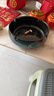 TaTanice 煙灰缸 家用客廳陶瓷煙灰缸創(chuàng  )意辦公室煙缸擺件 大號深邃綠 曬單實(shí)拍圖