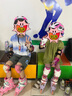 斯威（SWAY）輪滑鞋兒童溜冰鞋男女童初學套裝中小學滑輪滑冰旱冰鞋成人直排輪 波藍八輪全閃+頭盔護具+一體支架 M (適合6-12歲)平時鞋碼31-36 曬單實拍圖