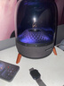 哈曼卡頓（Harman/Kardon）琉璃4代 360度環(huán)繞立體聲 菱形氛圍燈效 下沉式低音炮 桌面藍牙音箱 Aura Studio4黑色 曬單實(shí)拍圖