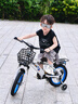 飛鴿兒童自行車(chē)3-4-6-10歲寶寶腳踏車(chē)男孩女孩童車(chē)超輕單車(chē) 【高配減震款】輻條輪 太空銀 14寸【適合95-120CM】 曬單實(shí)拍圖