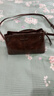 CHARLES&KEITH25秋季新品復古簡(jiǎn)約手提小方包斜挎包CK2-50671788 Distressed Coffee咖啡色 S 曬單實(shí)拍圖