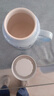可愛(ài)陶瓷杯馬克杯帶蓋卡通鏡面喝水水杯杯子家用情侶高顏值 認真生活 1個(gè) 450ml 曬單實(shí)拍圖
