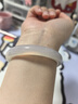 老鳳祥白月光玉手鐲女冰種寬條玉髓鐲子七夕情人節媽媽生日禮物女友老婆 [62圈口]10N白月光手鐲 曬單實(shí)拍圖