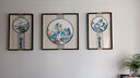 蘇繡客廳掛畫(huà)沙發(fā)背景墻畫(huà)新中式刺繡裝飾畫(huà)三聯(lián)山水餐廳壁畫(huà)現代 《千里江山圖》精品蘇繡畫(huà) 左右53x83cm+中間83x83cm 高端實(shí)木立體框 曬單實(shí)拍圖