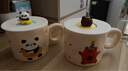 摩登主婦馬克杯帶蓋陶瓷杯子水杯早餐杯情侶咖啡杯茶杯 熊貓+小熊 曬單實(shí)拍圖