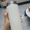米家旋蓋杯 保溫杯 316不銹鋼真空水杯 便攜大容量咖啡杯 500ml白色 曬單實(shí)拍圖