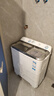 海爾（Haier）洗衣機(jī)半自動(dòng)雙缸雙桶脫水機(jī)甩干機(jī)大容量家用強(qiáng)勁動(dòng)力水電分離洗脫分離防鼠底座操作簡(jiǎn)單結(jié)實(shí)耐用 新品【強(qiáng)效去污款】10公斤+噴淋漂洗+可定時(shí) 曬單實(shí)拍圖
