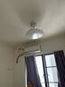 美的（Midea）風(fēng)扇燈餐廳吊扇燈led臥室燈隱形扇葉遙控三防燈具熟睡風(fēng)包安裝 曬單實(shí)拍圖
