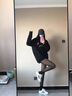 優(yōu)棵樹黑透膚光腿神器女秋冬高腰收腹提臀連褲襪女保暖黑絲襪加絨打底褲 黑透膚連腳【200g/10-20°c】 1條 均碼 【適合80-150斤/155-175cm】 曬單實拍圖