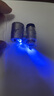 JHOPT60倍 迷你型便攜式顯微鏡 帶LED燈 紫光驗鈔熒光燈 玉石珠寶顯微放大鏡 曬單實(shí)拍圖