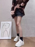 clotho Rennie品牌小白鞋女2025新款時(shí)尚高級(jí)感厚底百搭松糕鞋透氣簡(jiǎn)約板鞋 白色 35 曬單實(shí)拍圖