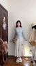 蝶嬌諾（DIEJIAONUO）連衣裙2025年秋季女裝新款韓版甜美純欲風(fēng)甜辣妹初戀心機法式顯瘦 上衣+裙子 S 曬單實(shí)拍圖