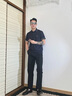零度尚品皮鞋男秋季新款頭層牛皮防滑一腳蹬正裝商務(wù)男鞋休閑英倫風(fēng)德比鞋 黑色 標準皮鞋碼 41 (255mm) 曬單實(shí)拍圖