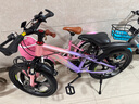 鳳凰山地自行車男女變速山地車碟剎青少年兒童自行車學生單車 星際 粉紫【單速+輻條輪】 20寸【適合125-160cm】 曬單實拍圖