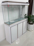 森森（SUNSUN）大型魚缸底過濾水族箱客廳家用落地玻璃生態(tài)金魚缸 超白款升級底濾 1.2米長35cm寬（黑白可選） 曬單實拍圖