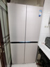 美的（Midea）首創(chuàng)45cm超薄嵌入餐邊柜家用客廳冰箱左餐右廚大容量底部散熱十字四開門國家補貼BCD-427WUSGPZM 曬單實拍圖