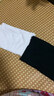 1號(hào)會(huì)員店One's Member新疆精梳棉10A抗菌男士短袖3件裝 黑色  3XL  曬單實(shí)拍圖