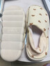 COSMICKISS月子鞋女?huà)D產(chǎn)后拖鞋透氣中包跟防滑軟底室內(nèi)家居拖鞋實(shí)四季通用 米色【36-37碼】 曬單實(shí)拍圖