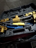 君魄多功能開鎖孔開孔器木工模具裝鎖打孔開槽器專用工具木門開孔神器 防塵土豪金(不帶鉆頭) 曬單實拍圖